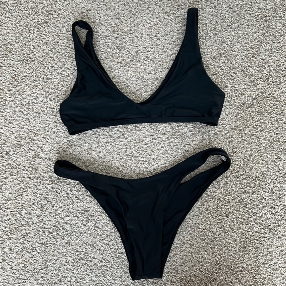 Black Shien cheeky bathing suit